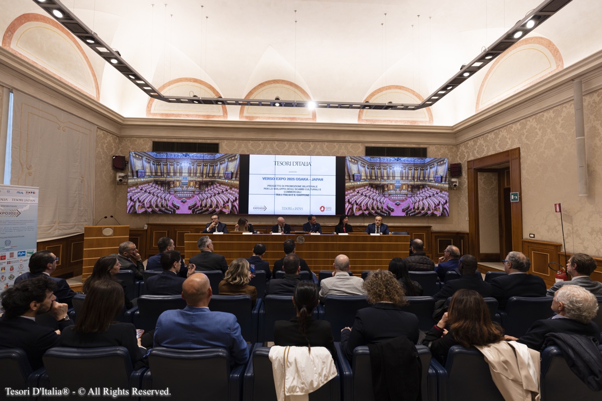 Tesori d’Italia ha presentato “Verso Expo 2025 Japan” presso il Senato della Repubblica il 31 marzo 2023
